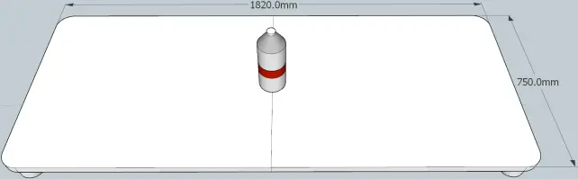 比賽訓練場地（比賽標準枱，不包括道具）