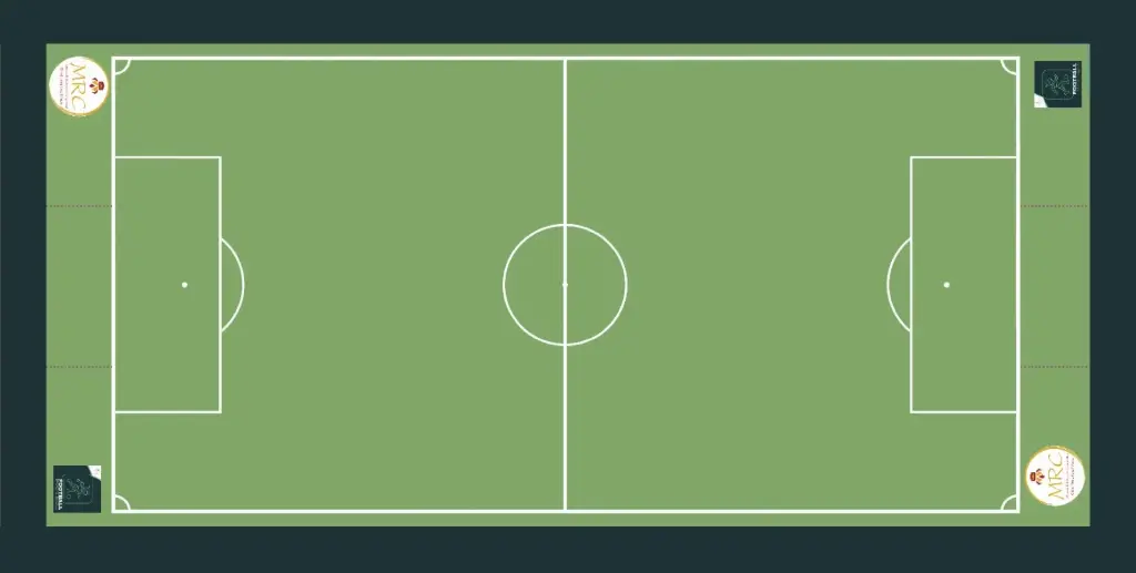 Football機械人足球賽訓練場地紙