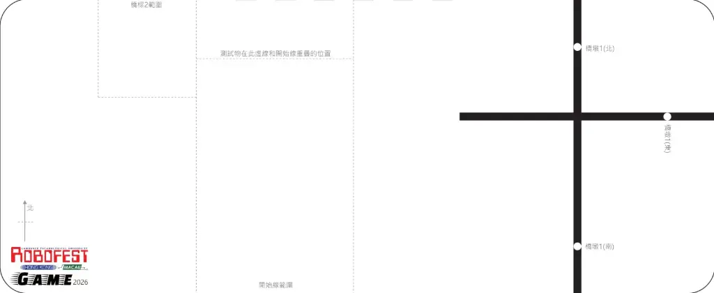 Game機械人挑戰賽訓練場地紙