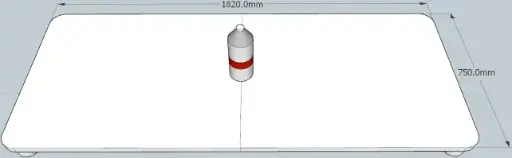 比賽訓練場地（比賽標準枱，不包括道具）