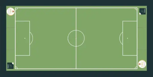 Football機械人足球賽訓練場地紙